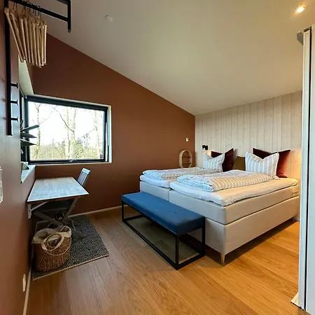 Semesterbostad Elevated House With Tremendous View Near Horsens Odder