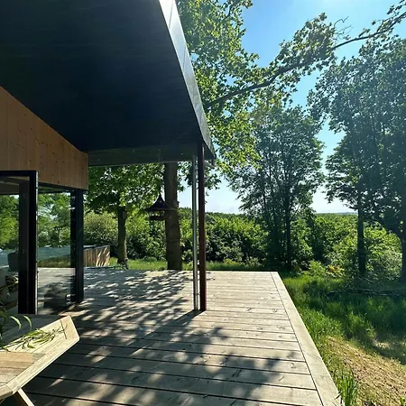 Tatil Evi Hojtplaceret Hus Med Formidabel Udsigt Ved Horsens