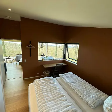 Hojtplaceret Hus Med Formidabel Udsigt Ved Horsens Tatil Evi Odder