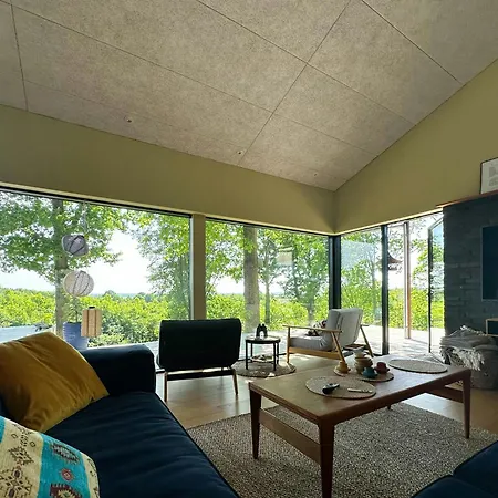 Tatil Evi Hojtplaceret Hus Med Formidabel Udsigt Ved Horsens *